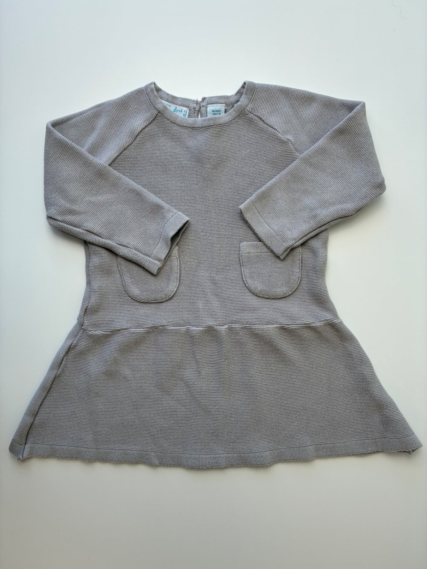Feltman Brothers Dress - Gray Knit 100% Cotton | size 2T