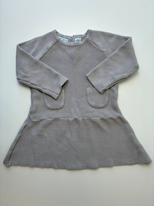 Feltman Brothers Dress - Gray Knit 100% Cotton | size 2T