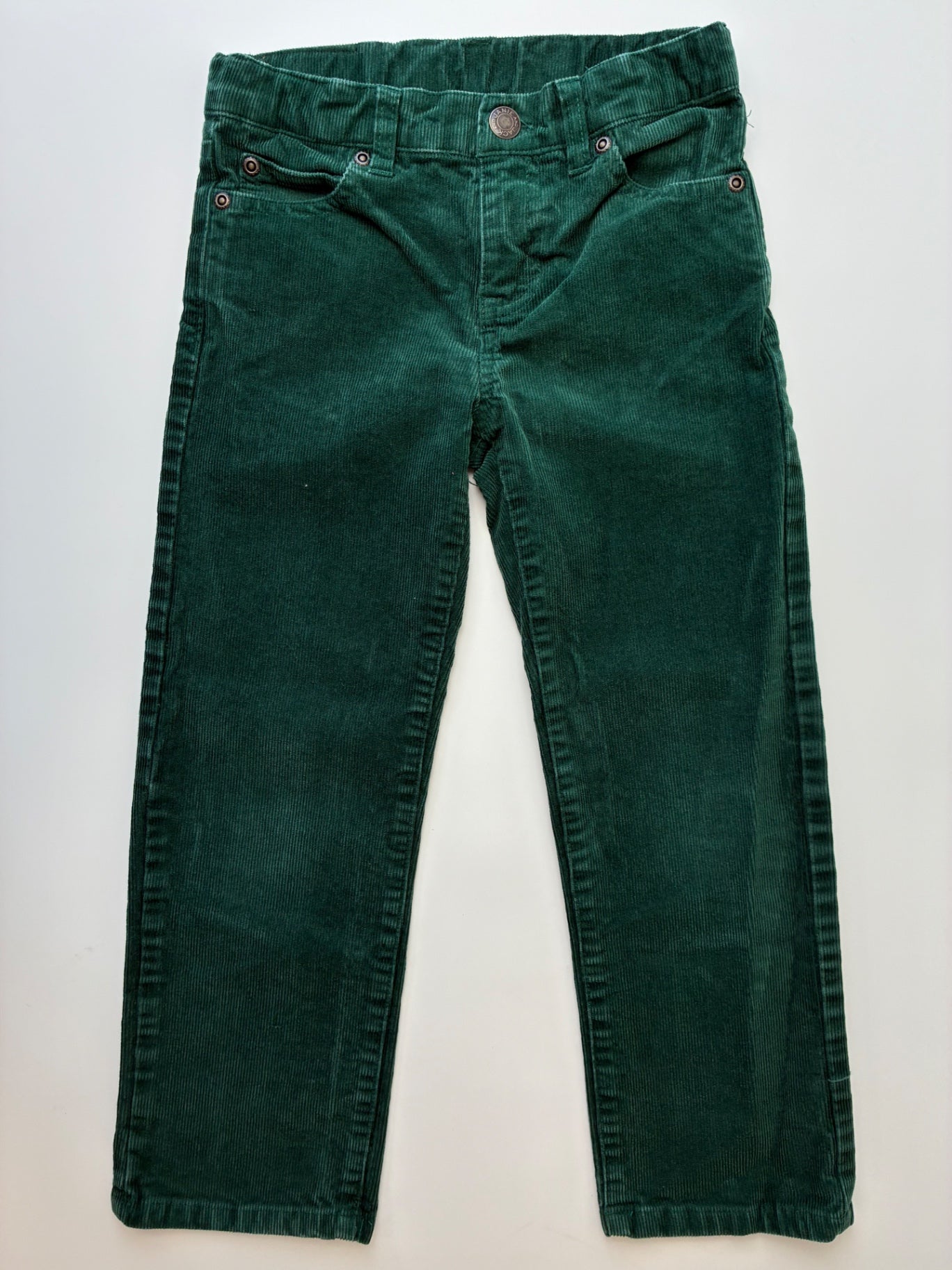Janie and Jack Pants - Green Corduroy | size 5T