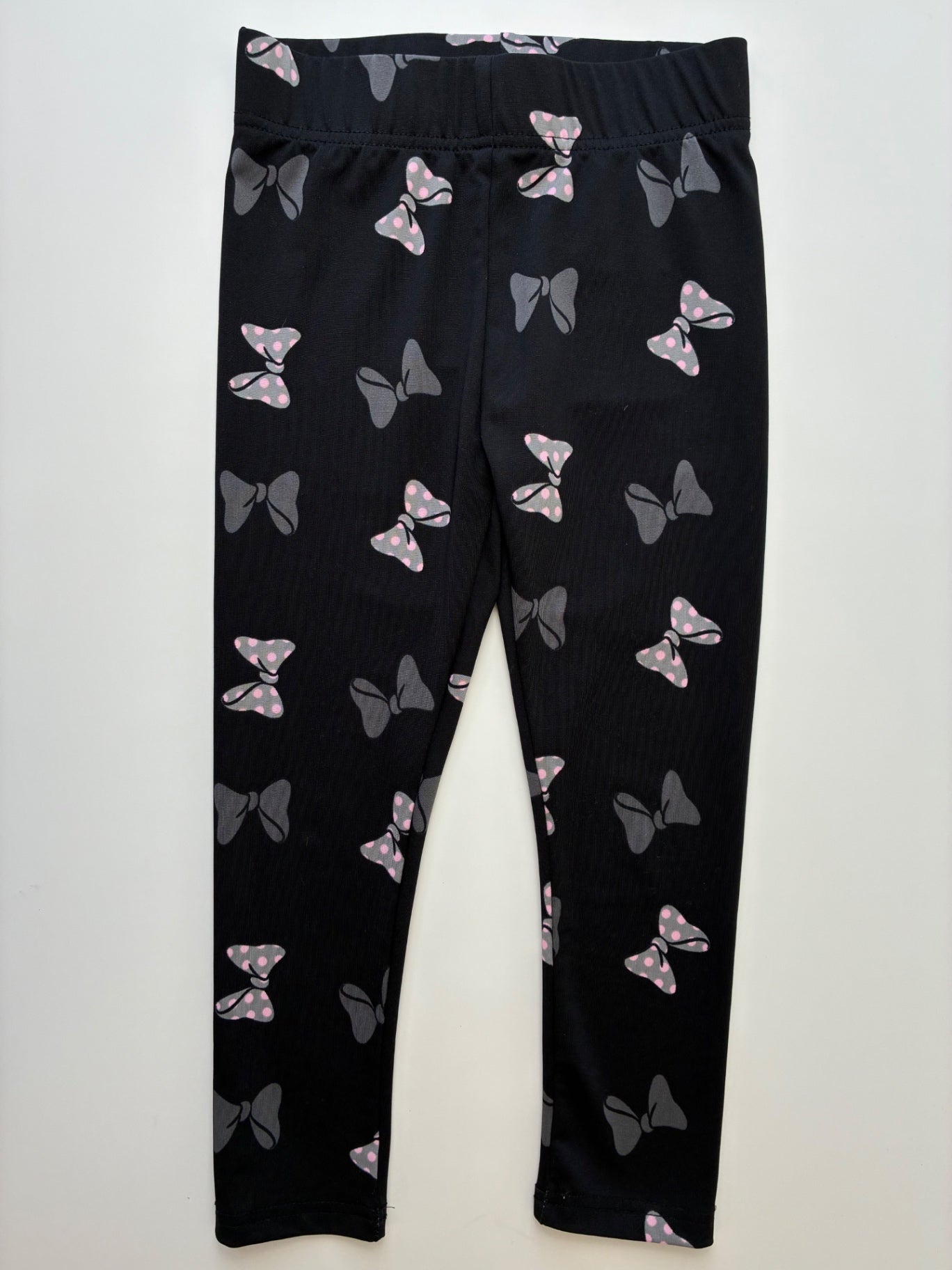 Disney Leggings - Black Minnie Mouse Bows | size 5T