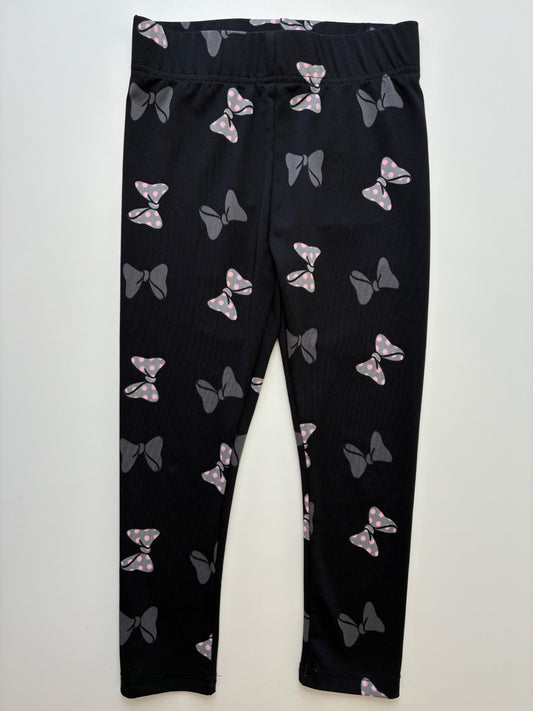 Disney Leggings - Black Minnie Mouse Bows | size 5T