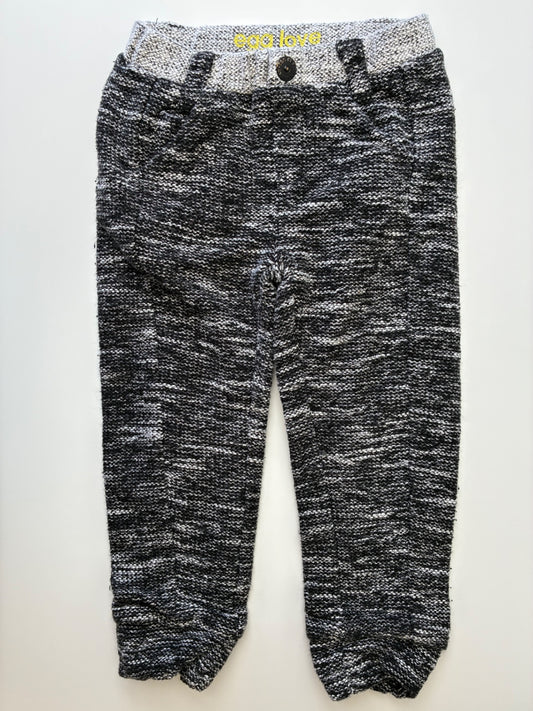 EGG New York Sweatpants - Black Knit Jogger | size 3T