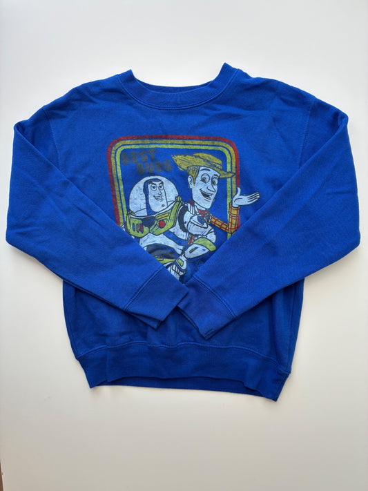 Disney Sweatshirt - Blue Buzz + Woody Crewneck | size 7