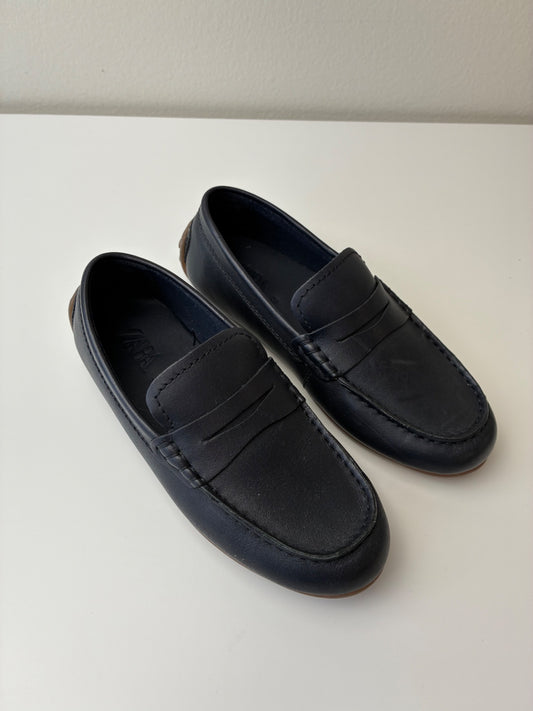 Zara Shoes - Navy Blue Leather Loafer | size Shoe 13