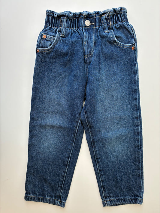Zara Jeans - Blue Heart Pockets | size 4T