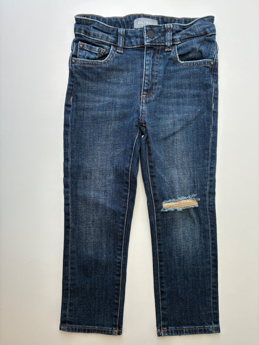 DL 1961 Jeans - Blue Knee Rip | size 5T