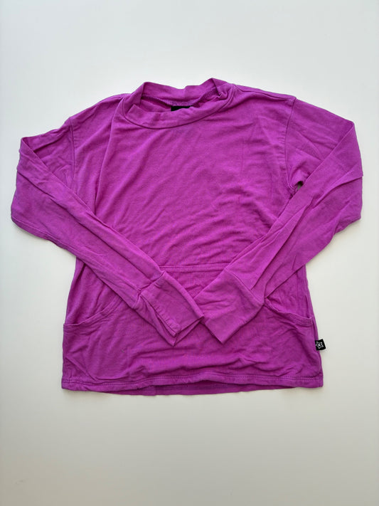 Pixie Lane Long Sleeve T-Shirt - Purple Pocket | size 4T