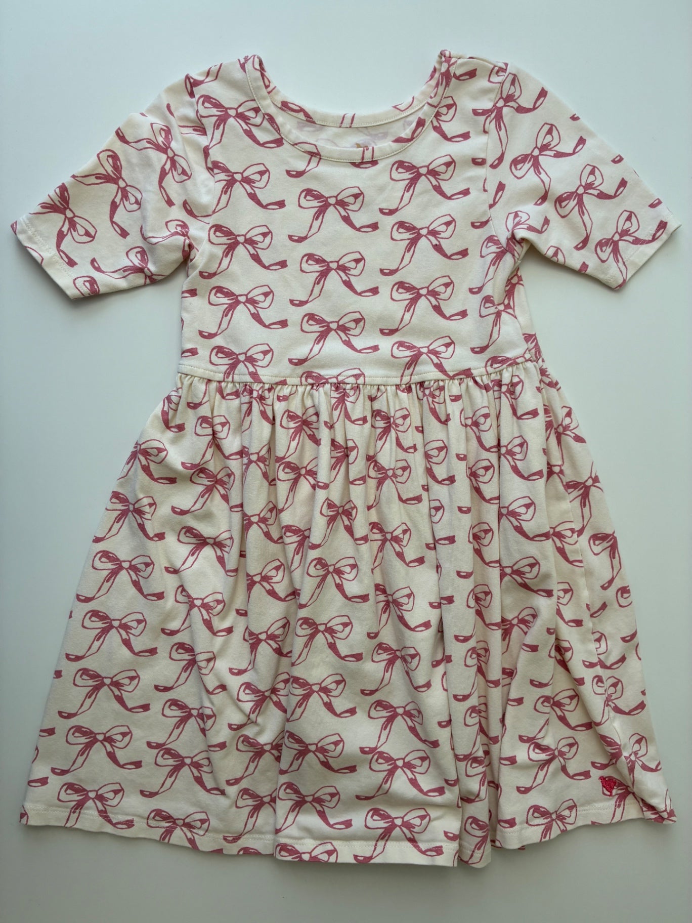 Pink Chicken Dress - Pink Bows | size 4T