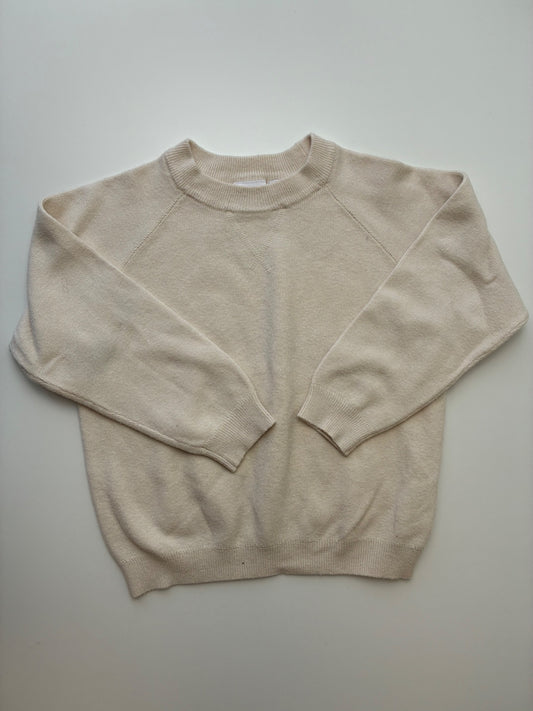 Zara Sweater - Cream Solid | size 4T/5T