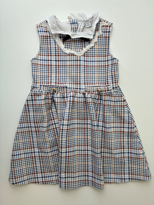 Janie and Jack Dress - Multicolor Plaid | size 4T
