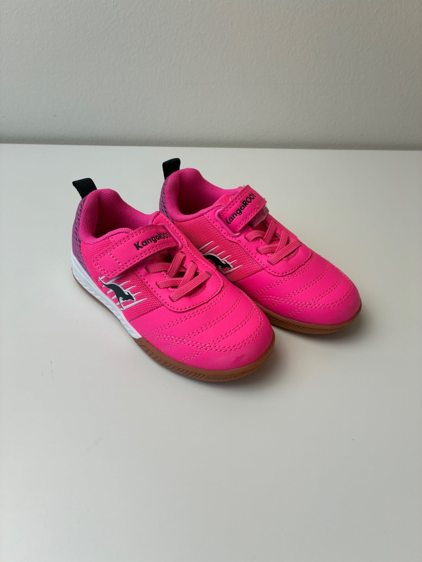 KangaROOS Shoes - Pink Super Court EV Velcro Sneaker | size Shoe 10