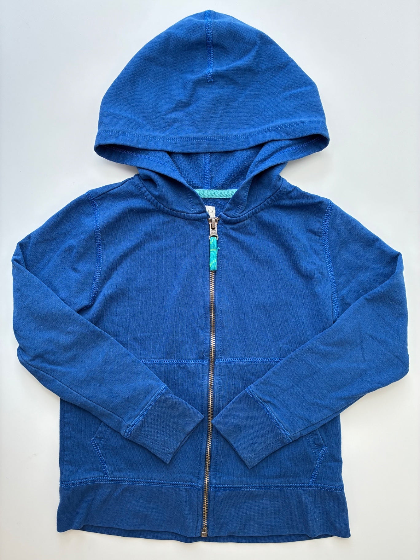 Crewcuts Sweatshirt - Blue Zip Up Hoodie | size 6/7