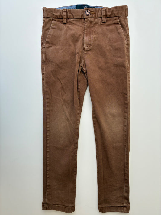 Next US Pants - Brown Slim Fit Chino | size 6