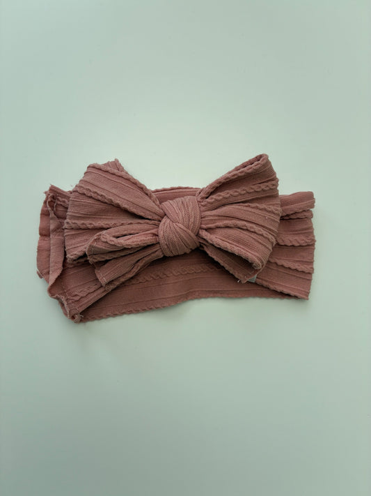 Caden Lane Accessories - Pink Bow Headband
