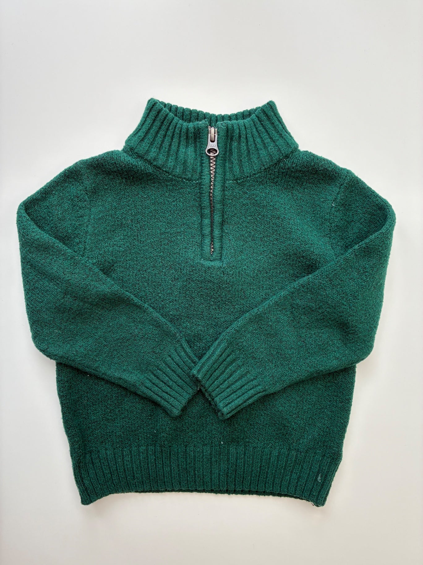 The Children's Place Sweatshirt - Green 1/4 Zip | size 2T