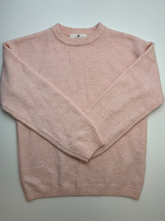 H&M Sweater - Pink Solid | size 12/14
