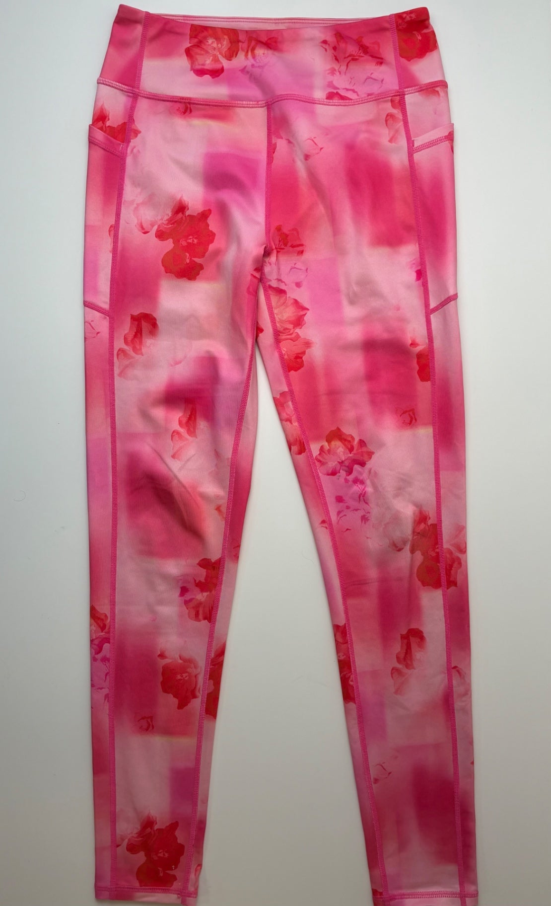 Zella Leggings - Pink Floral Ombré | size 14/16