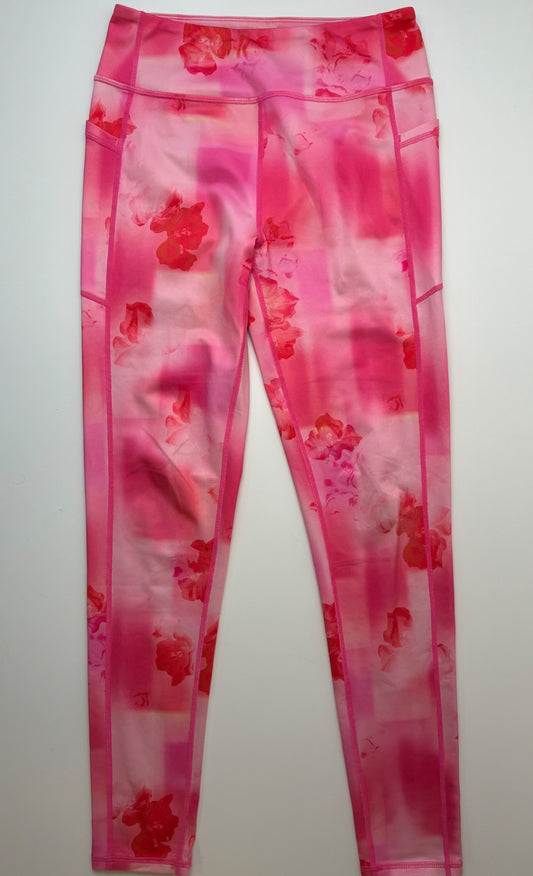 Zella Leggings - Pink Floral Ombré | size 14/16