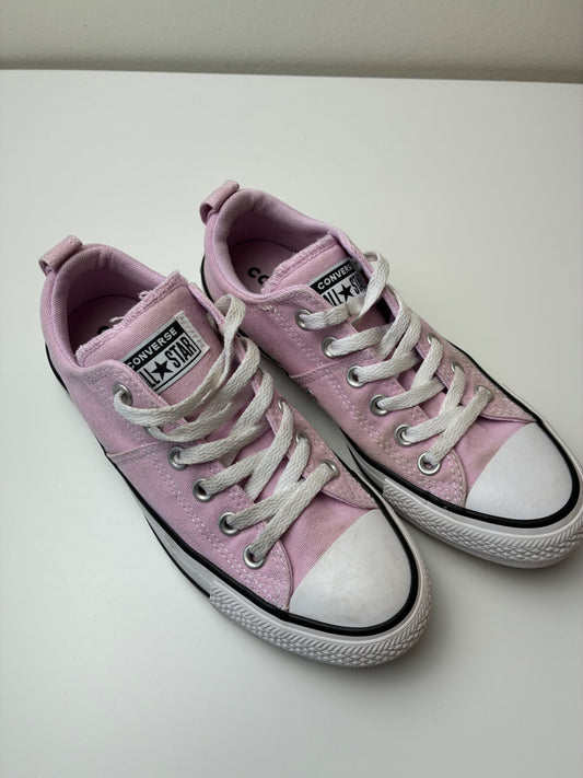 Converse Shoes - Pink Low Top Canvas Sneakers | size Shoe 7