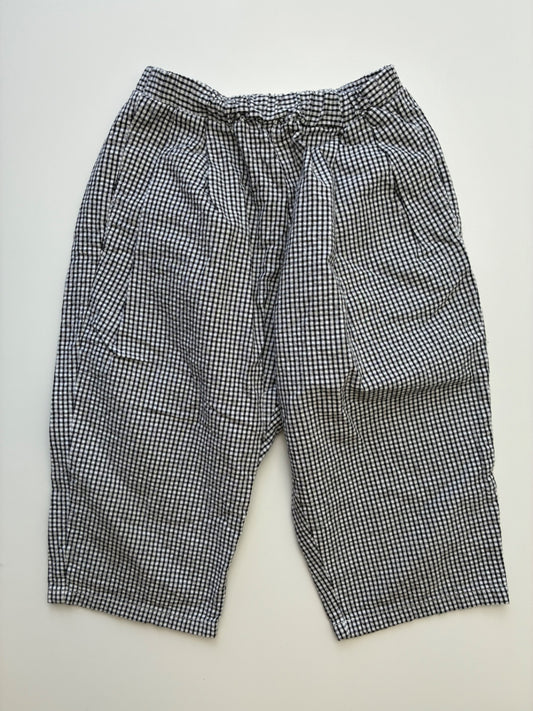 Ursi Pants - Black 100% Cotton Gingham | size 12 - 18 Months