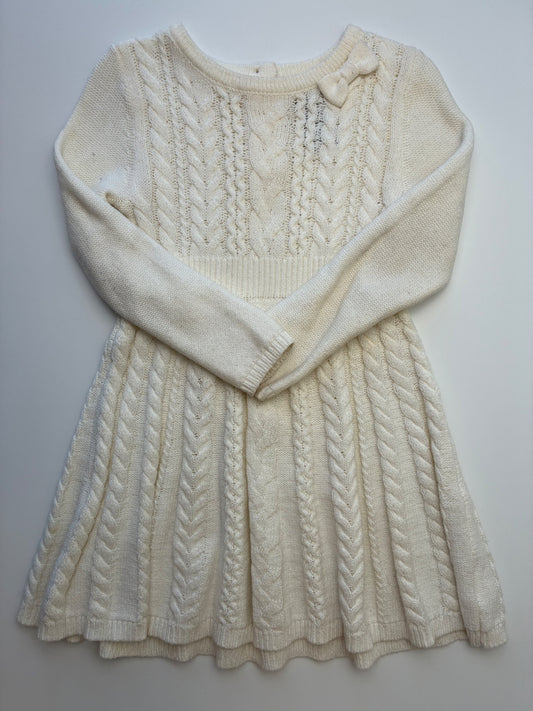 Tahari Dress - Cream Cable Knit | size 3T