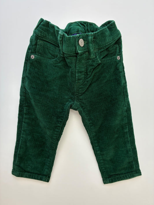 Gap Pants - Green Corduroy | size 12 - 18 Months