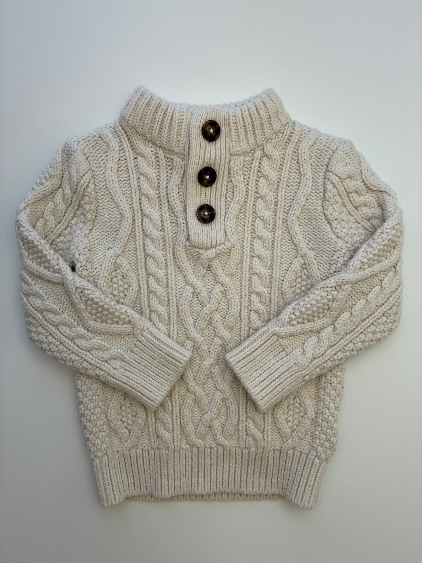 Baby Gap Sweater - Cream Cable Knit | size 12 - 18 Months