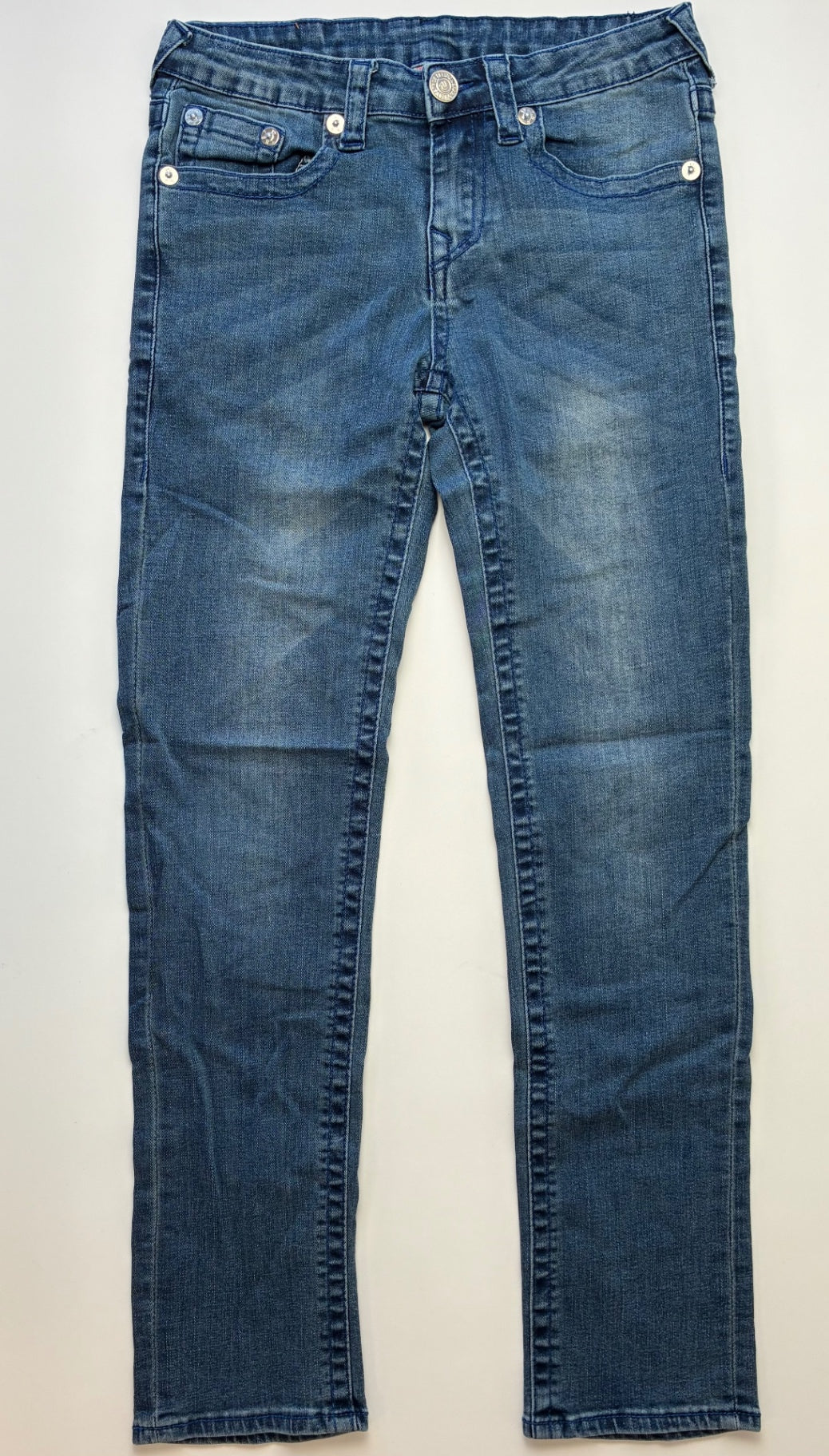 True Religion Jeans - Blue Slim Straight Stretch | size 14