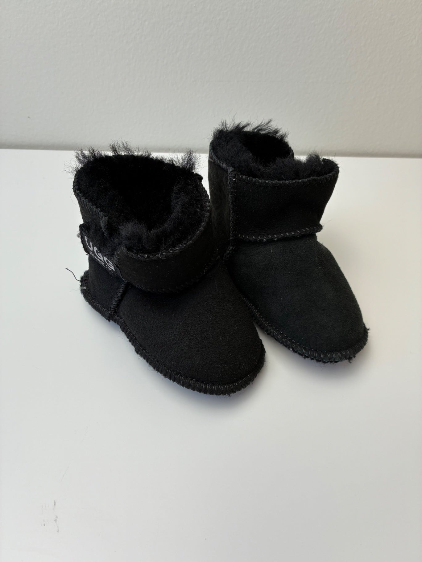UGG Shoes - Black Fur Booties | size Shoe 2/3