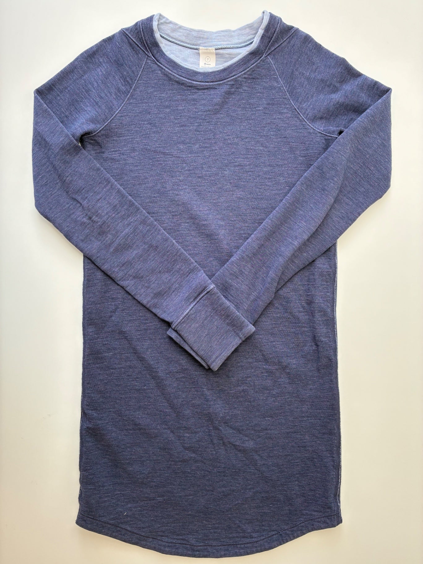 Ivivva Dress - Blue Reversible Heathered | size 7