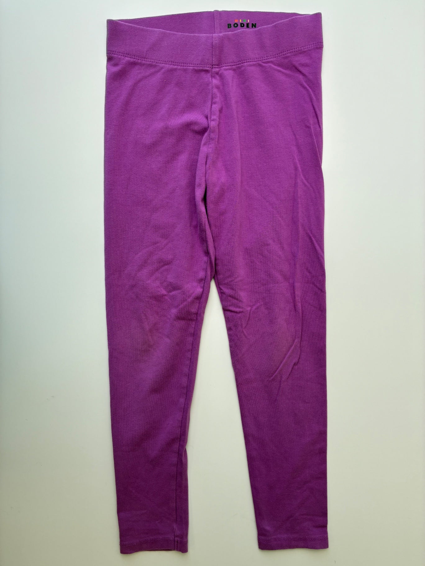 Mini Boden Leggings - Purple Solid | size 7/8