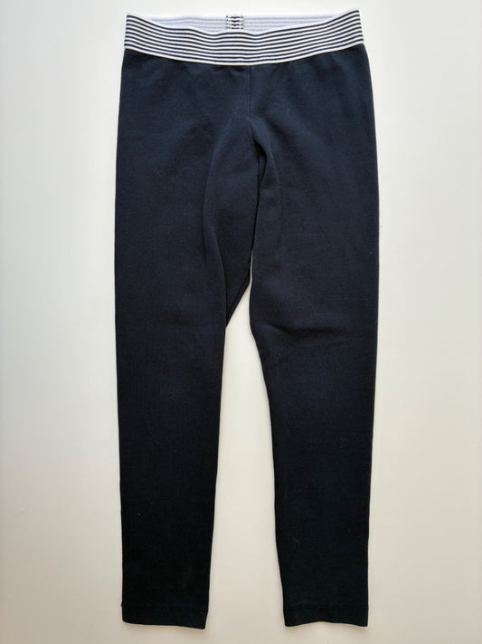 Jacadi Leggings - Navy Blue Piqué | size 6