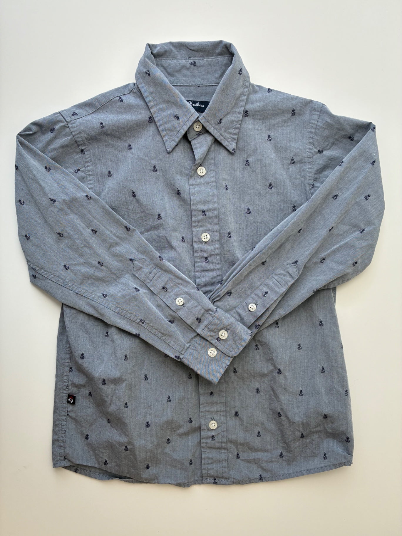 Brooks Brothers Shirt - Blue Pineapple Button Up | size 4T/5T