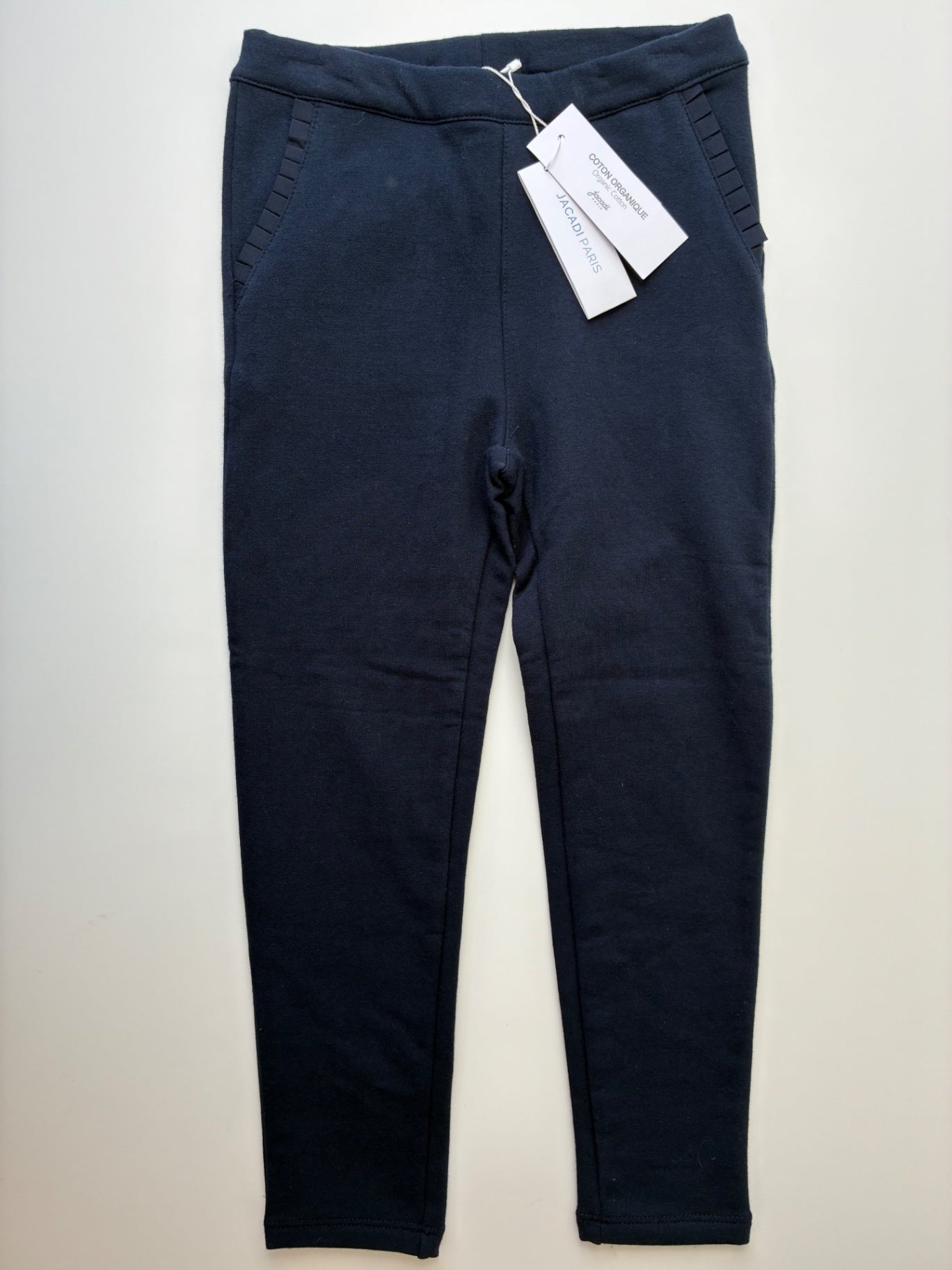 Jacadi Pants - Navy Blue Fleece Marine Pant | size 6