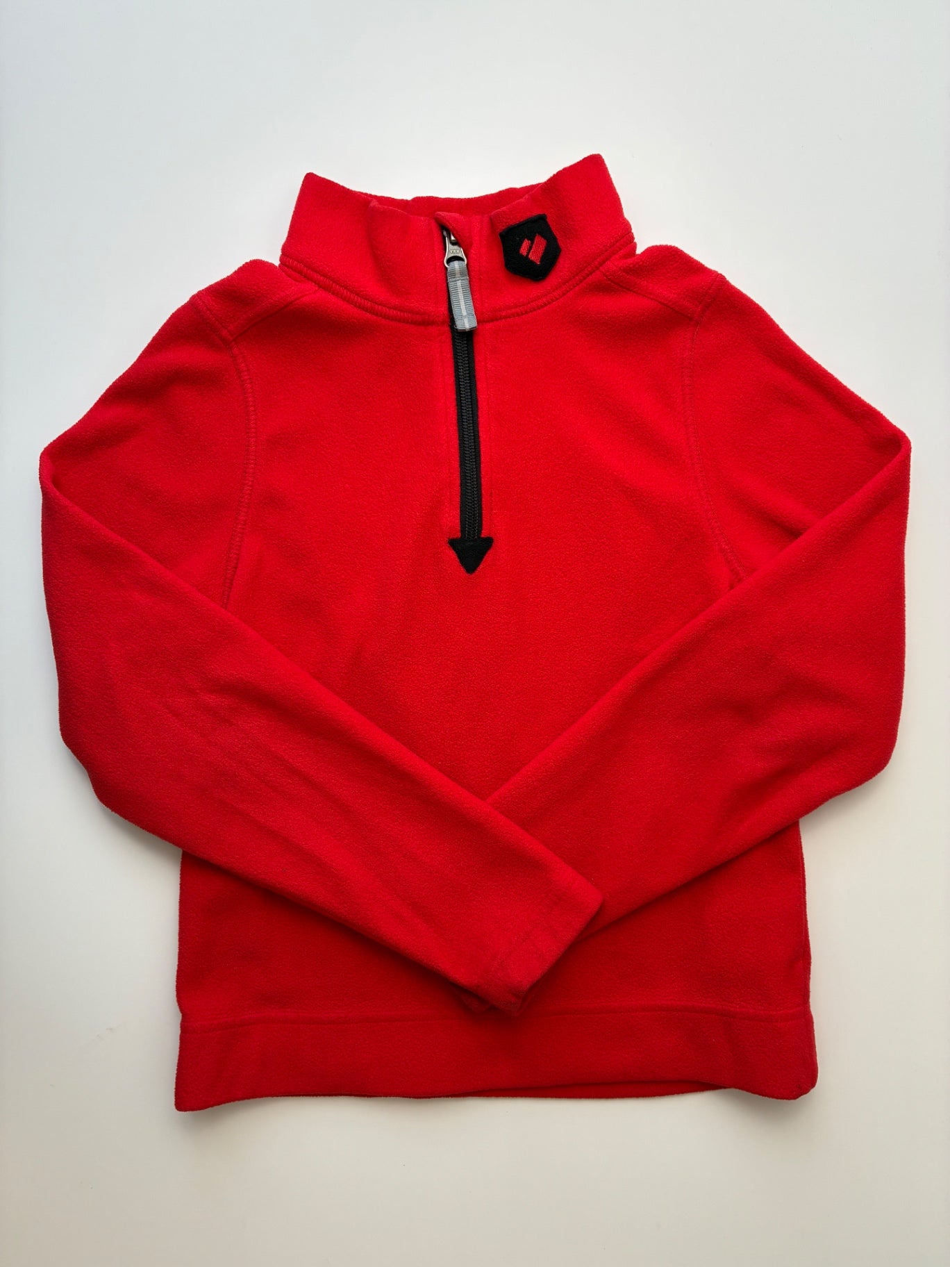 Obermeyer Sweatshirt - Red Fleece 1/4 Zip | size 8