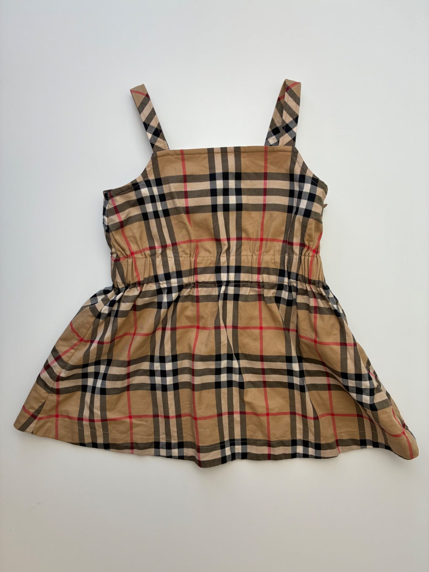 Burberry Dress - Brown Plaid | size 12 Months