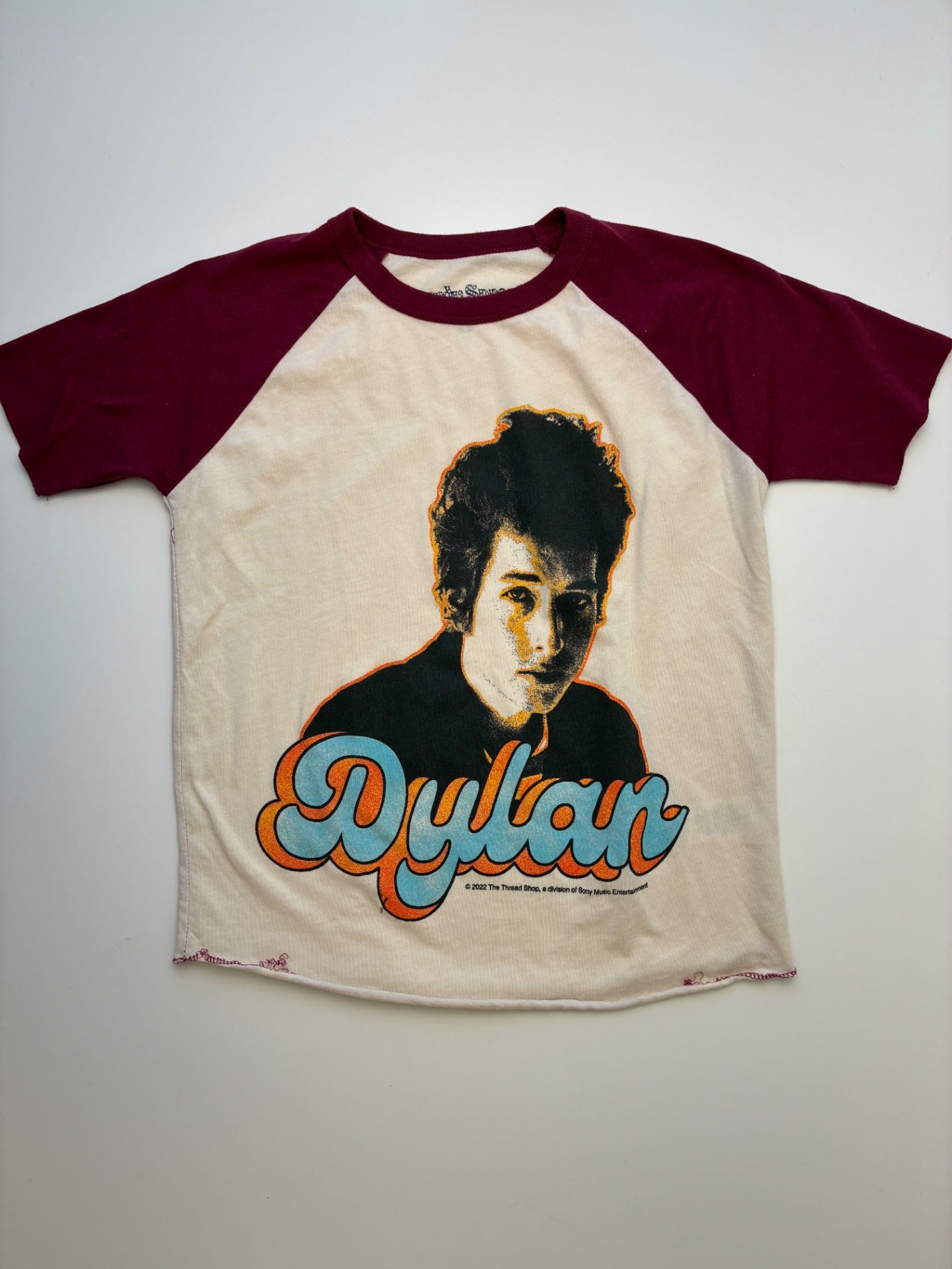 Rowdy Sprout T-Shirt - Cream Bob Dylan | size 6