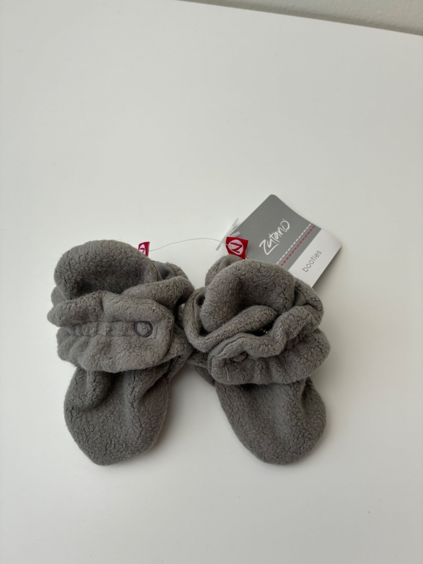 Zutano Shoes - Gray Fleece Bootie | size 6 Months