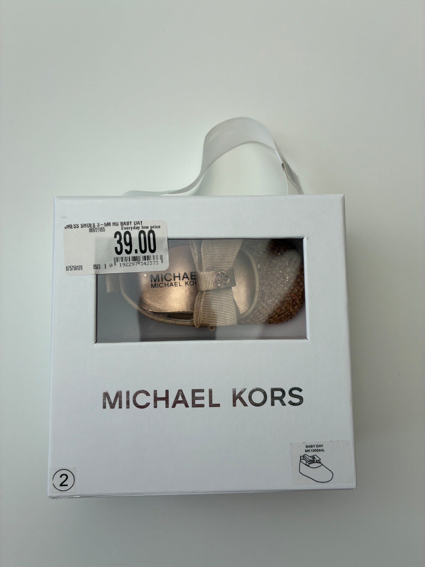 Michael Kors Shoes - Gold Glitter Ballet Flat | size Shoe 2