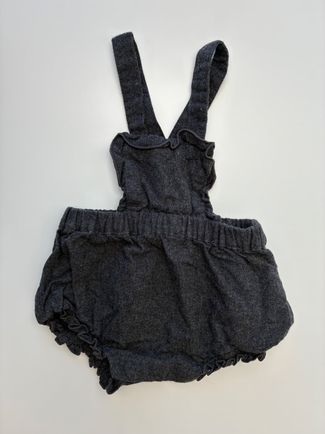 Zara Overalls - Gray Bloomers | size 3 - 6 Months