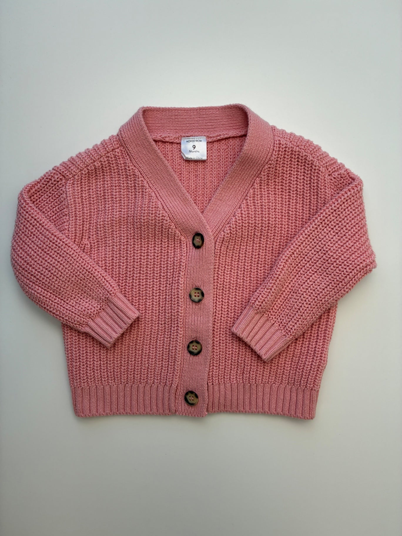 Nordstrom Sweater - Pink Cardigan | size 9 Months