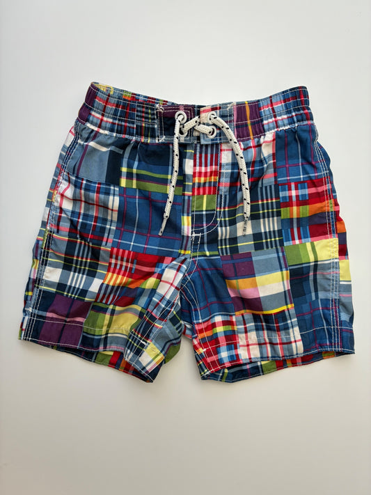 Baby Gap Swimsuit - Multicolor Plaid Swim Trunks | size 2T