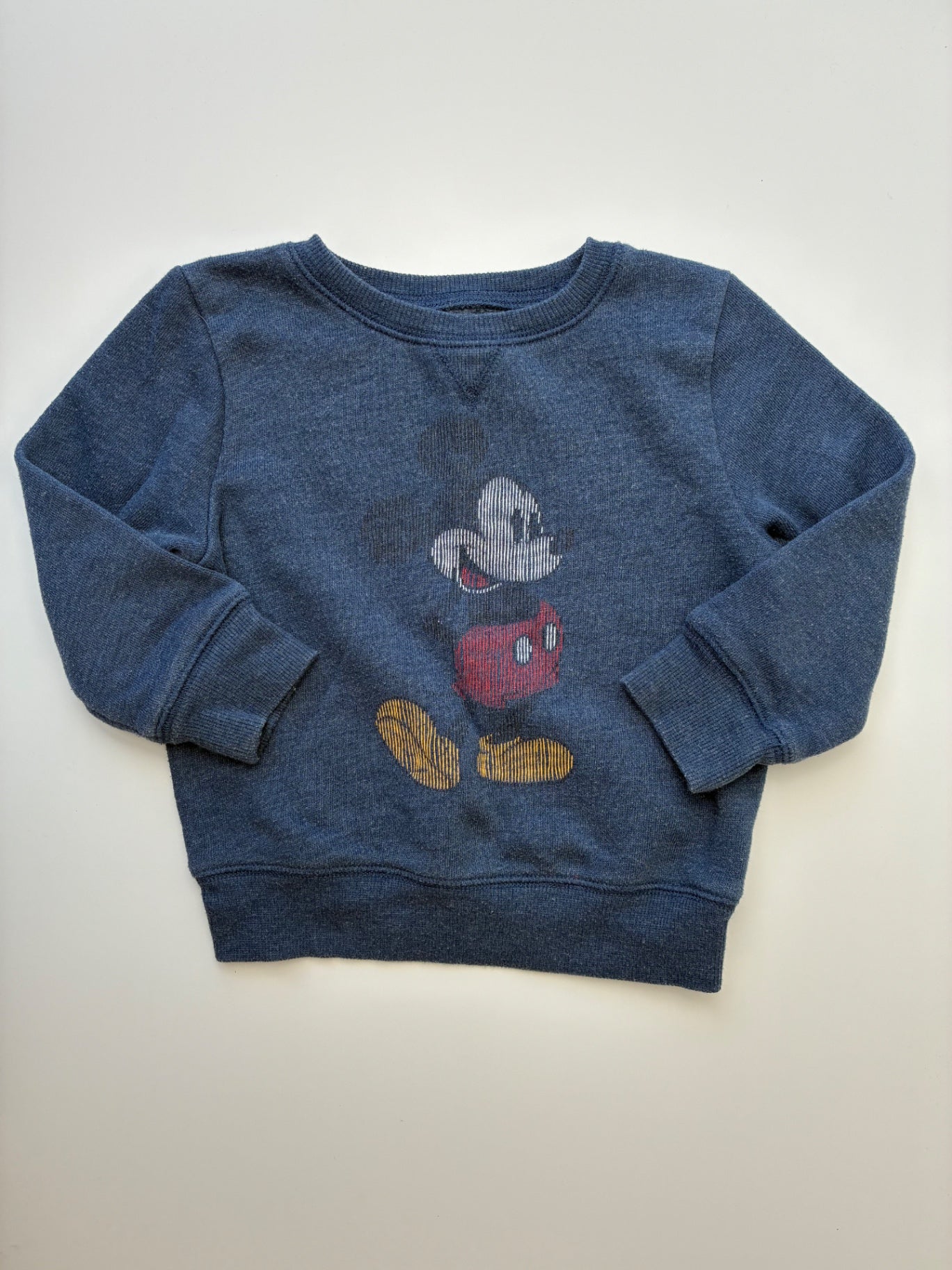 Jumping Beans Sweatshirt - Navy Blue Mickey Mouse Crewneck | size 18 Months