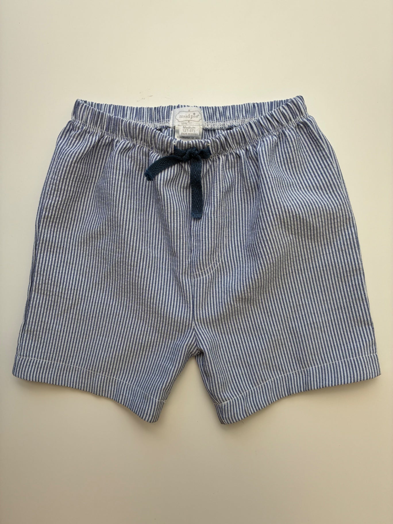 Mudpie Shorts - Blue Seersucker | size 2T/3T