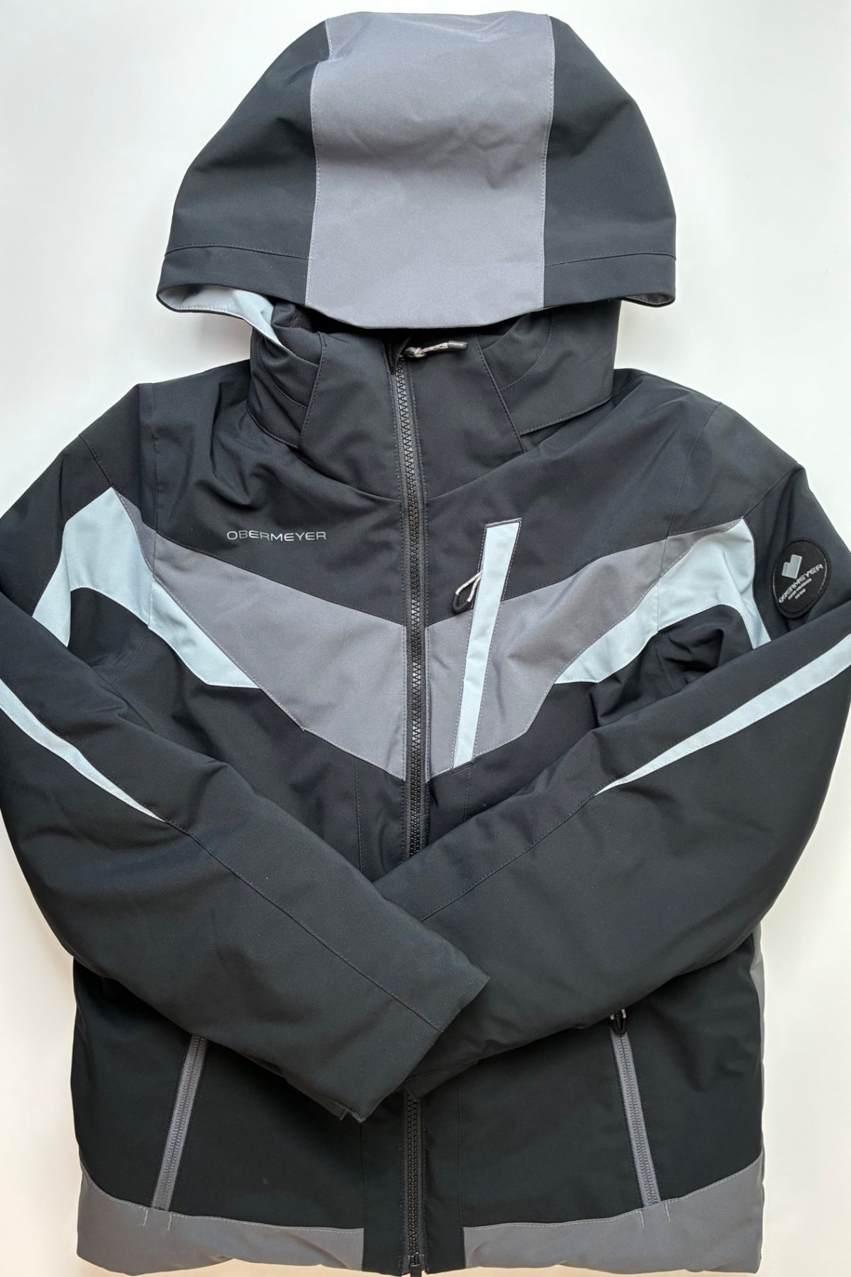 Obermeyer Coat - Black Fleet Insulated | size 10/12