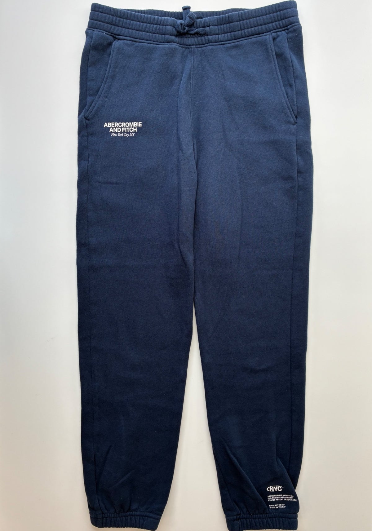 Abercrombie Kids Sweatpants - Navy Blue Icon Jogger | size 9/10