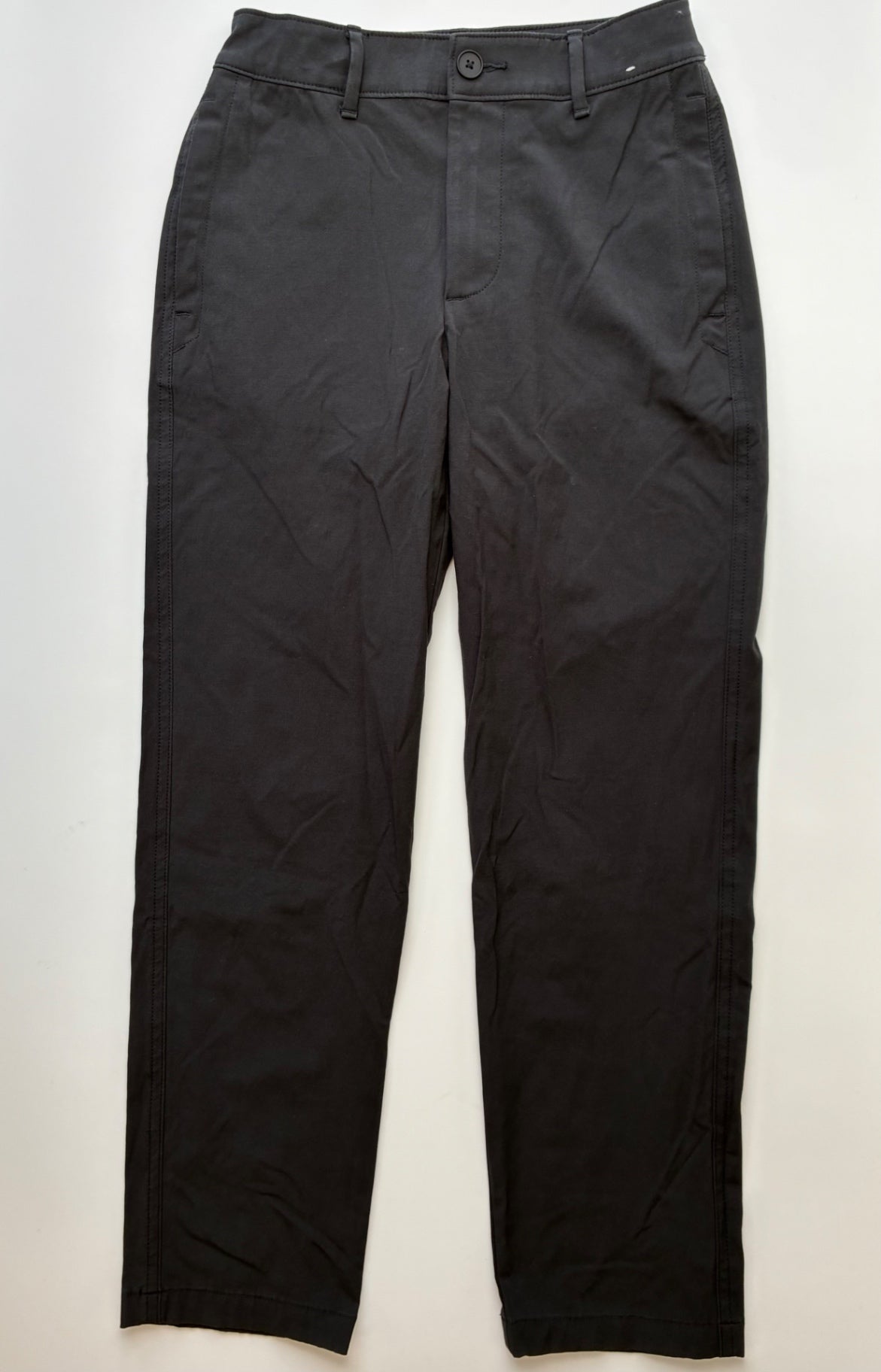 Abercrombie Kids Pants - Black Performance Chino Straight Fit | size 9/10