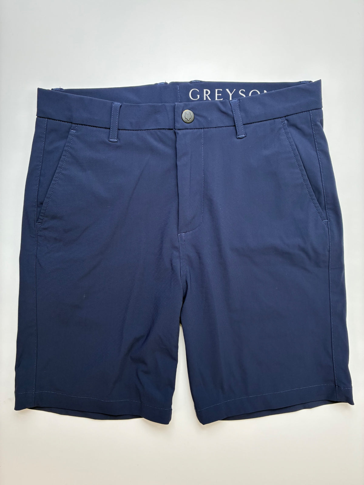 Greyson Shorts - Navy Blue Montauk Performance | size 12