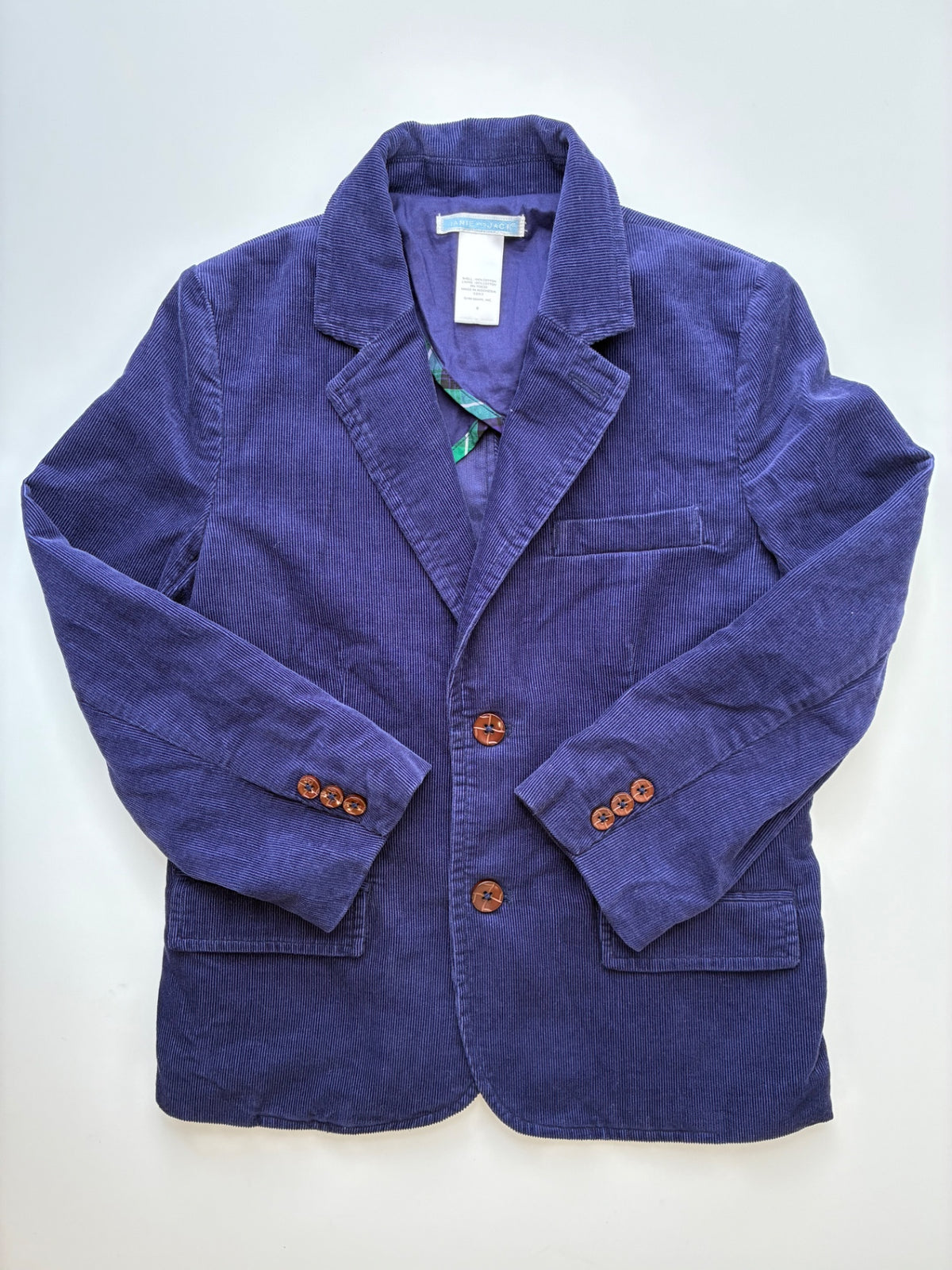 Janie and Jack Blazer - Navy Blue 100% Cotton Corduroy | size 6