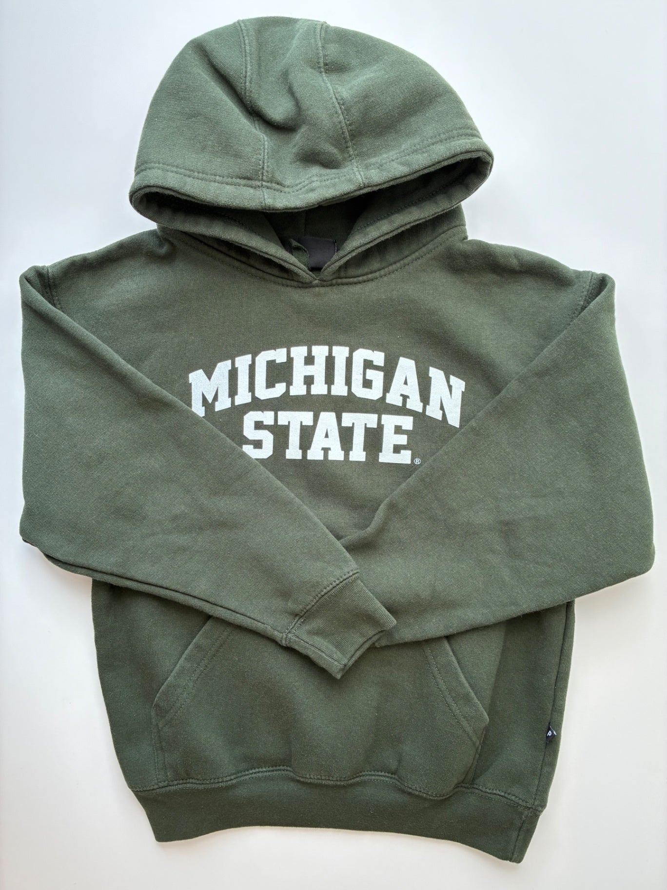 Pennant Sportswear Sweatshirt - Green Michigan State Hoodie | size 10/12